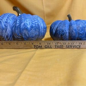 Bealls Blue Decorative Pumpkins
